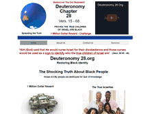 Tablet Screenshot of deuteronomy28.org